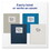 Avery AVE47990 Two-Pocket Folder, 40-Sheet Capacity, 11 x 8.5, Gray, 25/Box, Price/BX