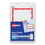 Avery AVE5143 Printable Adhesive Name Badges, 3.38 x 2.33, Red Border, 100/Pack, Price/PK