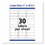 AVERY-DENNISON AVE5160 Easy Peel Laser Address Labels, 1 X 2 5/8, White, 3000/box, Price/BX