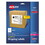 AVERY-DENNISON AVE5265 Shipping Labels W/ultrahold Ad & Trueblock, Laser, 8 1/2 X 11, White, 25/pack, Price/PK