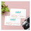 AVERY-DENNISON AVE5911 Printable Microperforated Business Cards w/Sure Feed Technology, Laser, 2 x 3.5, White, 2,500 Cards, 10/Sheet, 250 Sheets/Box, Price/BX