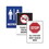 Avery AVE61515 Surface Safe Removable Label Safety Signs, Inkjet/Laser Printers, 7 x 10, White, 15/Pack, Price/PK