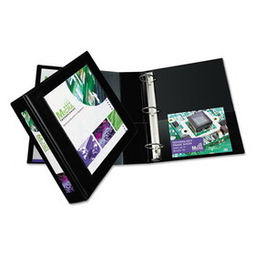 Avery AVE68032 Framed View Heavy-Duty Binder W/locking 1-Touch Ezd Rings, 2" Cap, Black