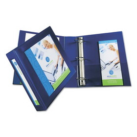 Avery AVE68033 Framed View Heavy-Duty Binder W/locking 1-Touch Ezd Rings, 2" Cap, Navy Blue