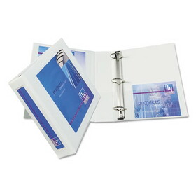 Avery AVE68036 Framed View Heavy-Duty Binder W/locking 1-Touch Ezd Rings, 2" Cap, White