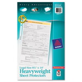 Avery AVE73897 Top-Load Polypropylene Sheet Protector, Heavy, Legal, Clear, 25/pack