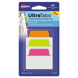 Avery AVE74756 Ultra Tabs Repositionable Tabs, Standard: 2