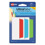 Avery AVE74775 Ultra Tabs Repositionable Tabs, Wide and Slim: 3