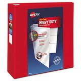 Avery AVE79326 Heavy-Duty View Binder W/locking 1-Touch Ezd Rings, 4
