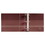 Avery AVE79363 Heavy-Duty Non-View Binder with DuraHinge and Locking One Touch EZD Rings, 3 Rings, 3" Capacity, 11 x 8.5, Maroon, Price/EA