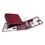 AVERY-DENNISON AVE79364 Heavy-Duty Binder With One Touch Ezd Rings, 11 X 8 1/2, 4" Capacity, Maroon, Price/EA