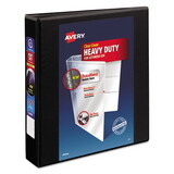 Avery AVE79695 Heavy-Duty View Binder with DuraHinge and One Touch EZD Rings, 3 Rings, 1.5
