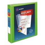 Avery AVE79773 Heavy-Duty View Binder with DuraHinge and One Touch EZD Rings, 3 Rings, 1.5