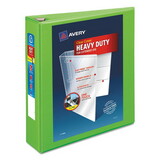Avery 79776 Heavy-Duty View Binder with DuraHinge and One Touch EZD Rings, 3 Rings, 2