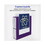 Avery AVE79777 Heavy-Duty View Binder with DuraHinge and One Touch EZD Rings, 3 Rings, 2" Capacity, 11 x 8.5, Purple, Price/EA
