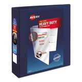 Avery AVE79802 Heavy-Duty View Binder with DuraHinge and One Touch EZD Rings, 3 Rings, 2