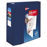 Avery AVE79806 Heavy-Duty View Binder W/locking 1-Touch Ezd Rings, 5