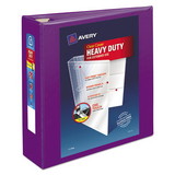 Avery AVE79810 Heavy-Duty View Binder with DuraHinge and Locking One Touch EZD Rings, 3 Rings, 3