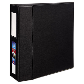 AVERY-DENNISON AVE79994 Heavy-Duty Binder With One Touch Ezd Rings, 11 X 8 1/2, 4" Capacity, Black
