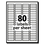 AVERY-DENNISON AVE8167 Easy Peel Inkjet Address Labels, 1/2 X 1 3/4, White, 2000/pack, Price/PK