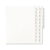 Avery AVE82105 Allstate-Style Legal Exhibit Index Dividers, 25-Tab, Exhibit A-Z, Letter, White