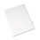 Avery AVE82183 Allstate-Style Legal Exhibit Side Tab Divider, Title: U, Letter, White, 25/pack, Price/PK