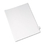 Avery AVE82186 Allstate-Style Legal Exhibit Side Tab Divider, Title: X, Letter, White, 25/pack, Price/PK