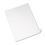 Avery AVE82188 Allstate-Style Legal Exhibit Side Tab Divider, Title: Z, Letter, White, 25/pack, Price/PK