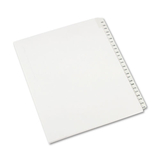 Avery AVE82189 Allstate-Style Legal Exhibit Side Tab Dividers, 25-Tab, 151-175, Letter, White