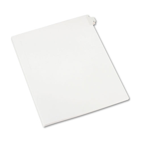 Avery AVE82200 Preprinted Legal Exhibit Side Tab Index Dividers, Allstate Style, 10-Tab, 2, 11 x 8.5, White, 25/Pack
