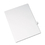 Avery AVE82216 Allstate-Style Legal Exhibit Side Tab Divider, Title: 18, Letter, White, 25/pack, Price/PK