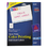AVERY-DENNISON AVE8255 Color Printing Mailing Labels, 8 1/2 X 11, Matte White, 20/pack, Price/PK