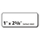 AVERY-DENNISON AVE8460 Easy Peel Inkjet Address Labels, 1 X 2 5/8, White, 3000/box, Price/BX
