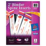 AVERY-DENNISON AVE89107 Binder Spine Inserts, 2