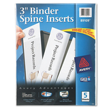 AVERY-DENNISON AVE89109 Binder Spine Inserts, 3
