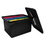 Advantus AVT34052 File Tote Storage Box W/lid, Legal/letter, Plastic, Black, Price/EA
