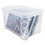 Advantus AVT40307 Super Stacker Storage Boxes, Holds 400 3 x 5 Cards, 6.25 x 3.88 x 3.5, Plastic, Clear, Price/EA