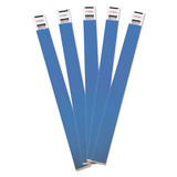 Advantus AVT75442 Crowd Management Wristbands, Sequentially Numbered, 10 X 3/4, Blue, 100/pack