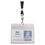 Advantus AVT75524 Resealable ID Badge Holders, Vertical Orientation, Transparent Frost 2.68" x 5" Holder, 2.38" x 3.75" Insert, 50/Pack, Price/PK