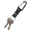 Advantus AVT75556 Carabiner Key Chains, Split Key Rings, Aluminum, Black, 10/pack, Price/PK