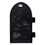 Advantus AVT75648 Badge Holder with Pen Loop, Vertical, Black 3.25" x 6" Holder, 2.75" x 3.5" Insert, 12/Box, Price/BX