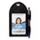 Advantus AVT75648 Badge Holder with Pen Loop, Vertical, Black 3.25" x 6" Holder, 2.75" x 3.5" Insert, 12/Box, Price/BX