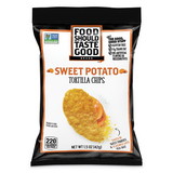 Food Should Taste Good GEM81237 Tortilla Chips, Sweet Potato with Sea Salt, 1.5 oz, 24/Carton