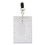 Advantus AVT97100 Clear ID Card Holder, Horizontal, Clear 2.31" x 3.69" Holder, 2.13" x 3.38" Insert, 25/Pack, Price/PK