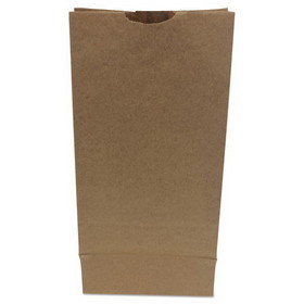 General 29810 Grocery Paper Bags, 50 lbs Capacity, #10, 6.31"w x 4.19"d x 13.38"h, Kraft, 500 Bags