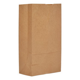 General BAGGH12 Grocery Paper Bags, #12, 7" x 4.38" x 13.75", Kraft, 500 Bags