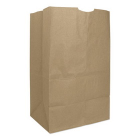 General 29821 Grocery Paper Bags, 50 lbs Capacity, #20 Squat, 8.25"w x 5.94"d x 13.38"h, Kraft, 500 Bags