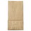 General 29821 Grocery Paper Bags, 50 lbs Capacity, #20 Squat, 8.25"w x 5.94"d x 13.38"h, Kraft, 500 Bags, Price/BD