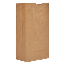 General 29820 Grocery Paper Bags, 50 lbs Capacity, #20, 8.25"w x 5.94"d x 16.13"h, Kraft, 500 Bags