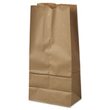 General BAGGK16500 #16 Paper Grocery Bag, 40lb Kraft, Standard 7 3/4 X 4 13/16 X 16, 500 Bags